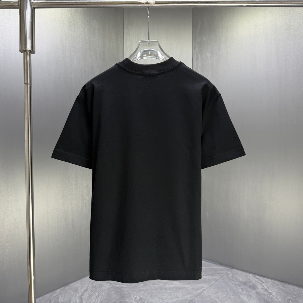Moncler Logo‑Patch Short‑Sleeve Cotton T‑Shirt