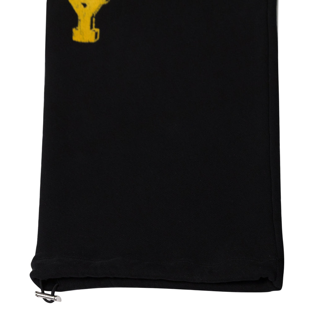 Faded Black Track Sweatpants