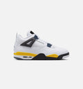 Air Jordan 4 Retro Rare Air Tour Yellow – Men's Lifestyle Shoe | White/Dark Blue Grey/Black/Tour Yellow
