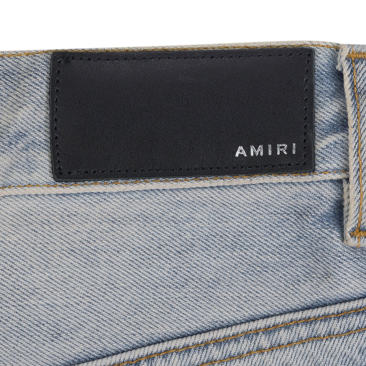 Stone Indigo MA Bar Logo Straight Jeans