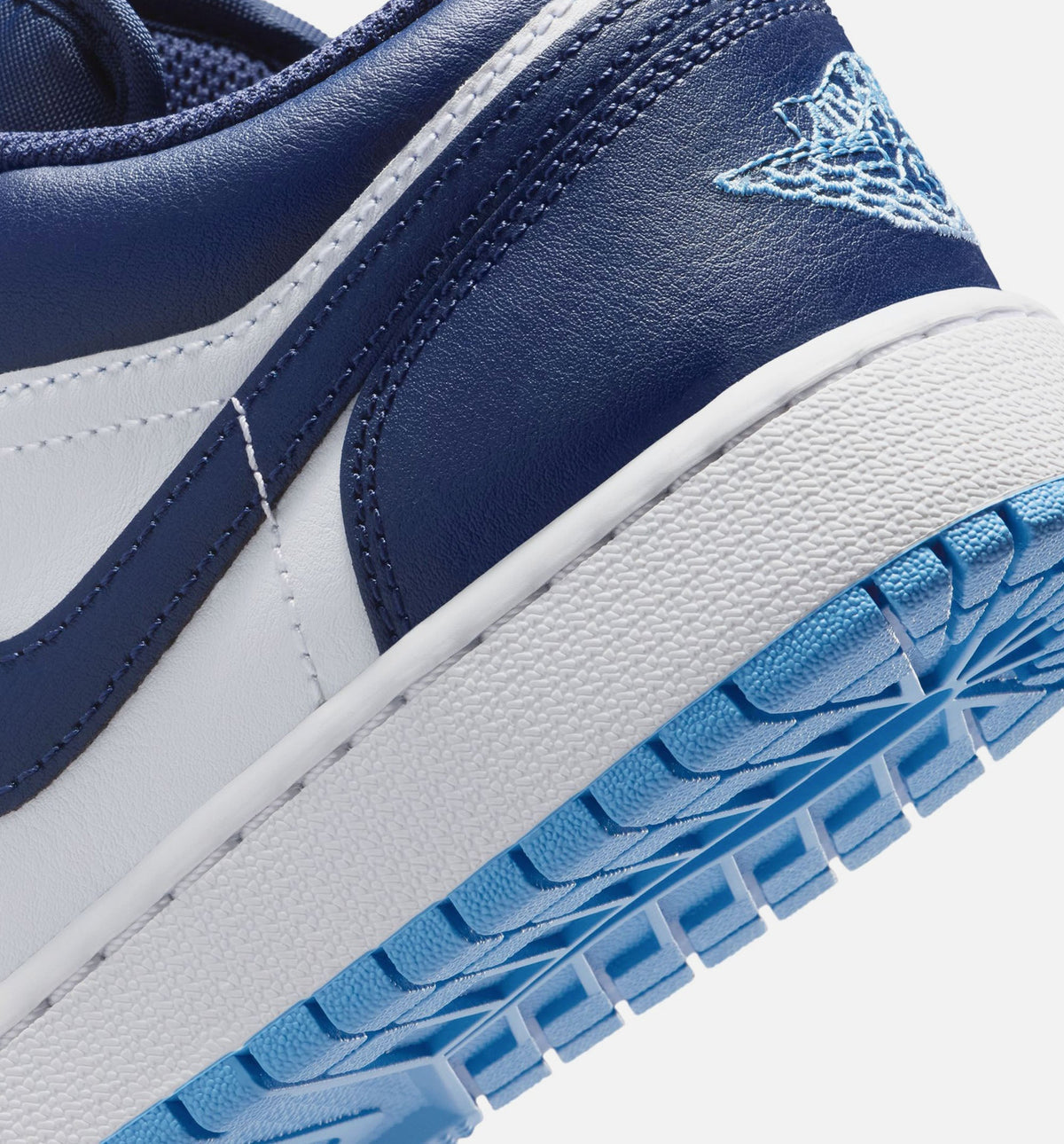 Air Jordan 1 Low Grade School Sneakers - Deep Navy / University Blue / White