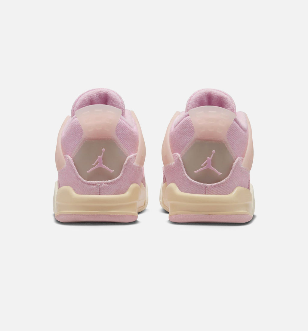 Air Jordan 4 Retro Pink Pearl And Iced Carmine Infant & Toddler Lifestyle Shoes - Iced Carmine/Coconut Milk/Charcoal