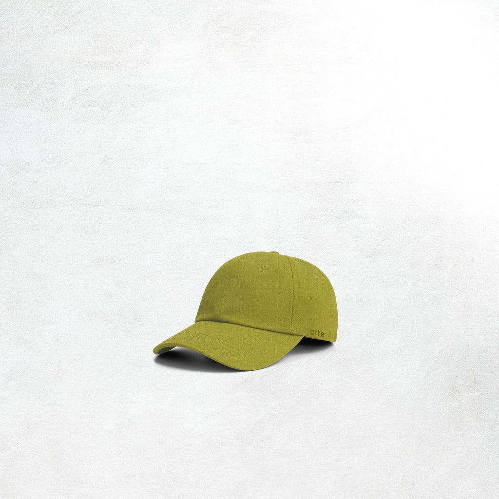 Arte Linen Cap: Green