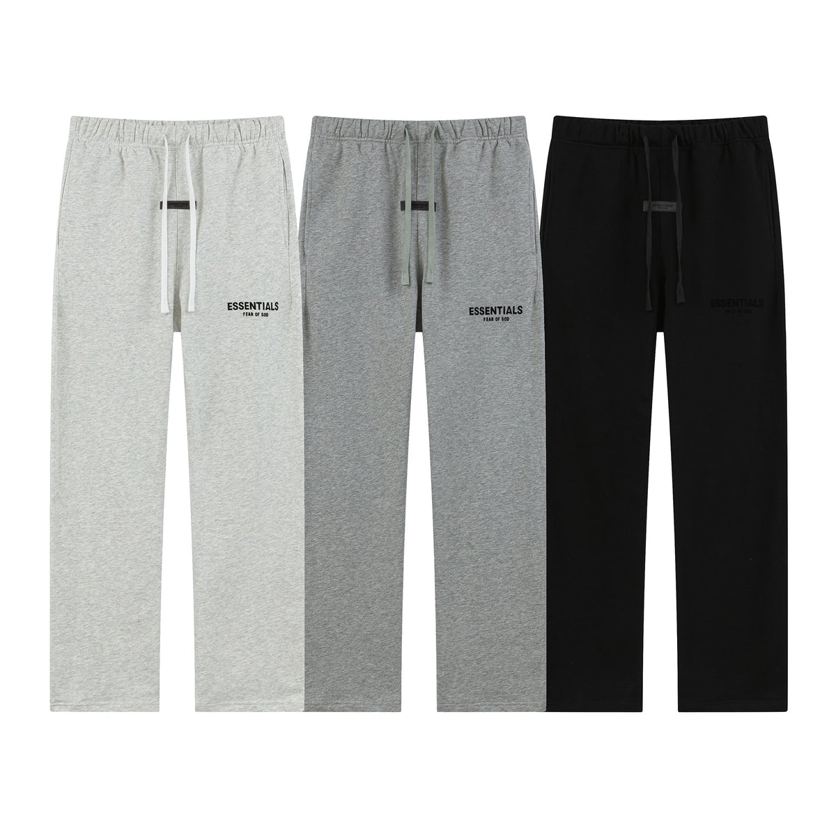 Fear of God Essentials Flocked Letter Straight-Leg Sweatpants Unisex