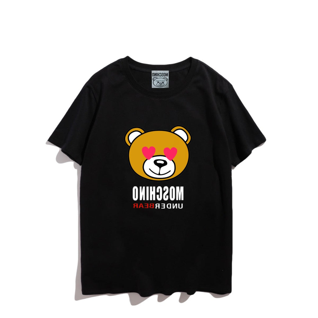 Moschino T-shirt Teddy Bear Pattern Quick-Drying Loose Short Sleeve