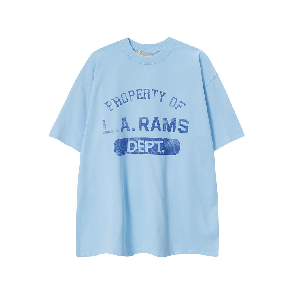 Gallery Dept T Shirts Summer Short Sleeve Loose