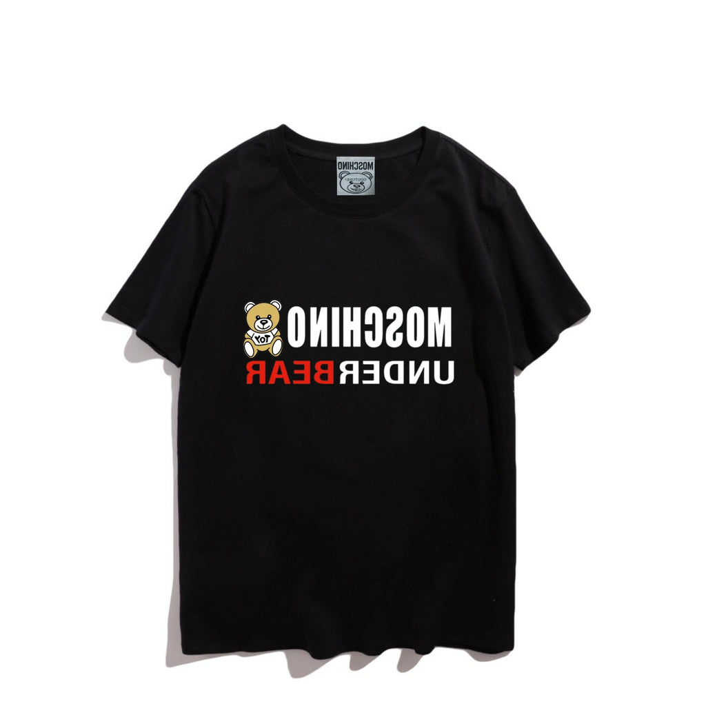 Moschino T-shirt Teddy Bear Pattern Quick-Drying Loose Short Sleeve