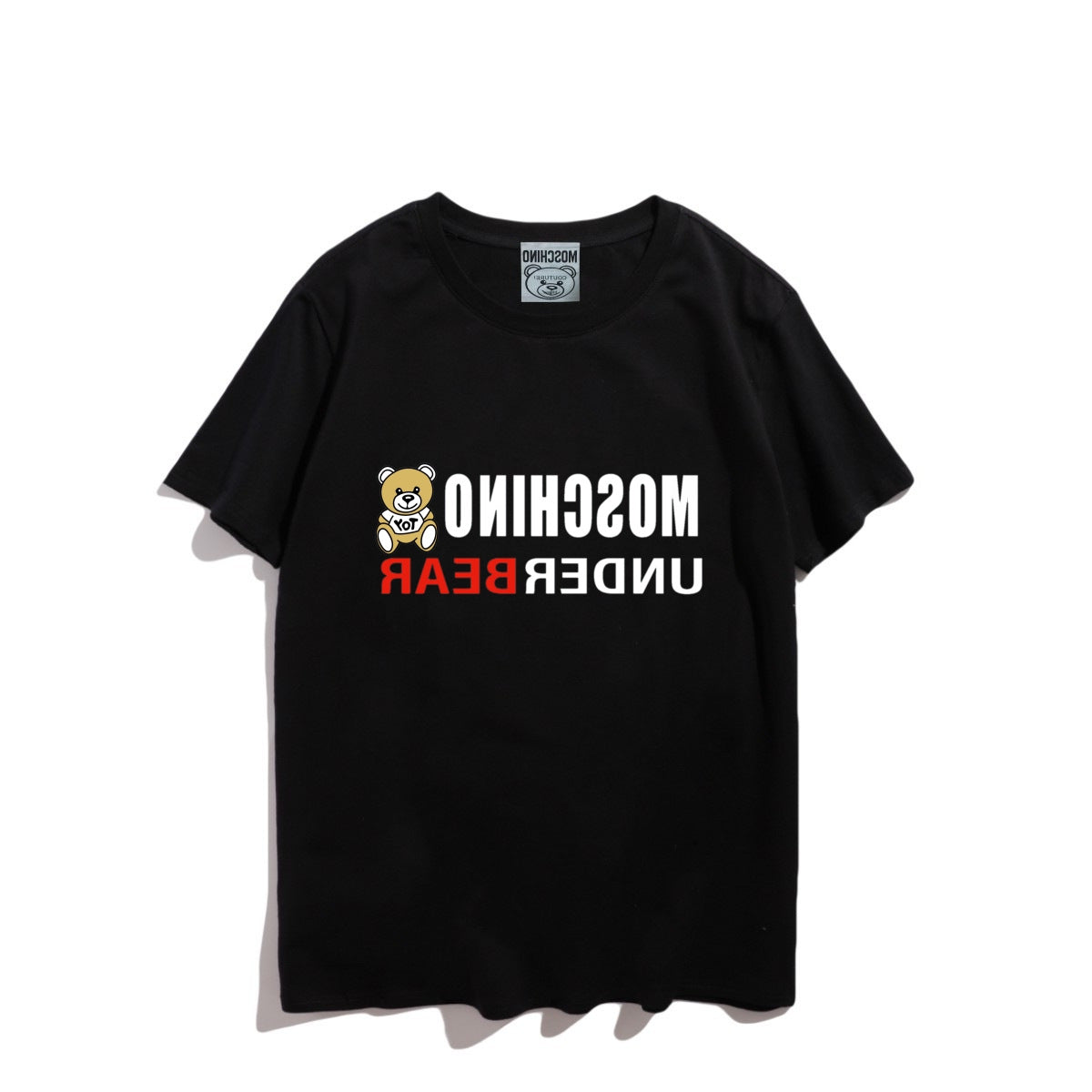 Moschino T-shirt Teddy Bear Pattern Quick-Drying Loose Short Sleeve