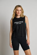SEAMLESS TANK BLACK NEW YORK