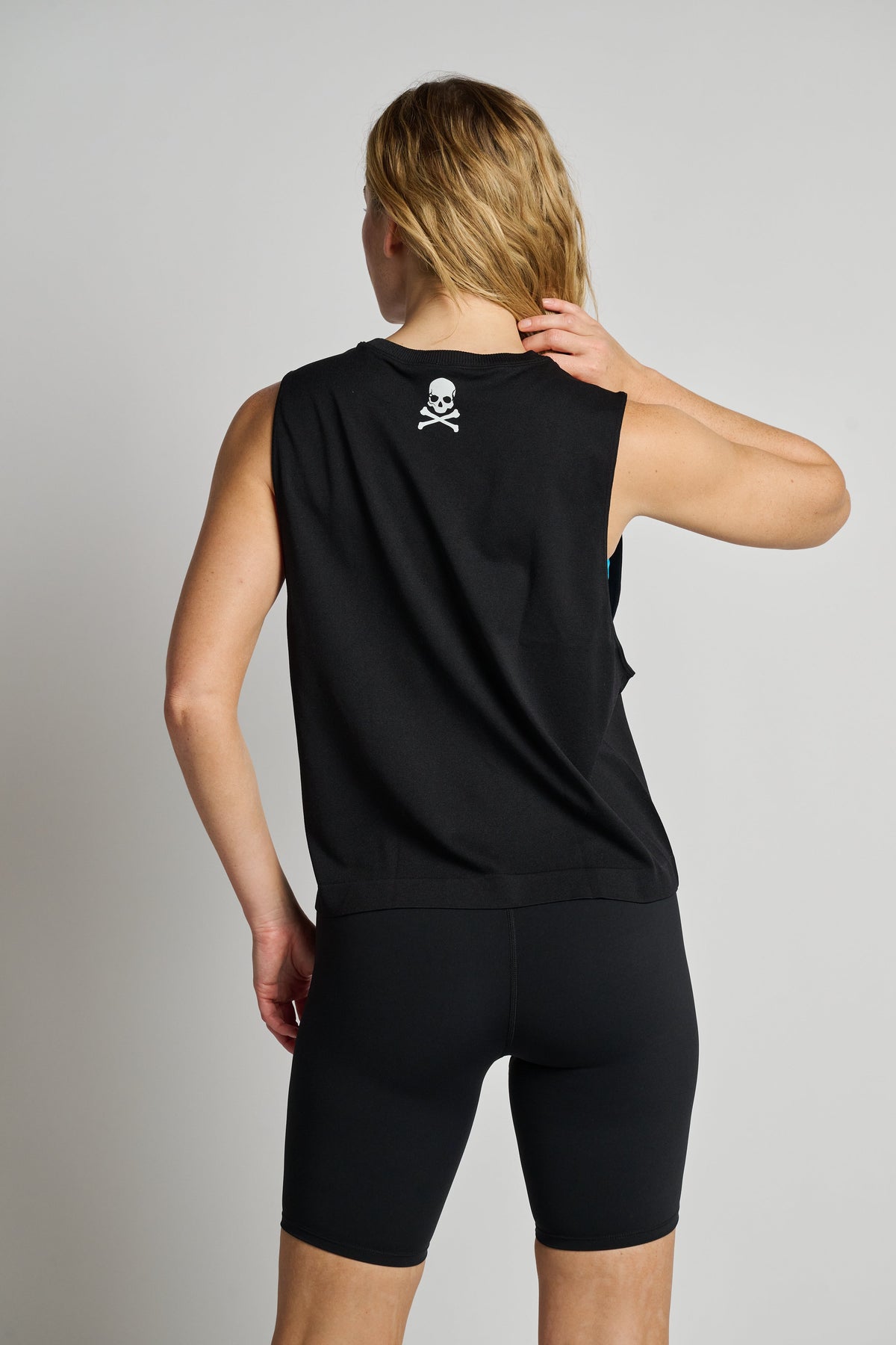 SEAMLESS TANK BLACK NEW YORK