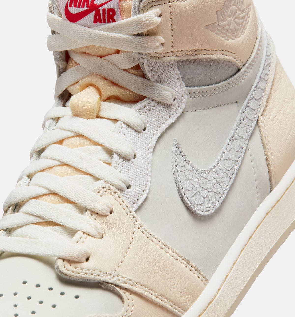 Air Jordan 1 Retro High OG Sail Men's Lifestyle Shoes - Sail / University Red / Pale Ivory / Coconut Milk
