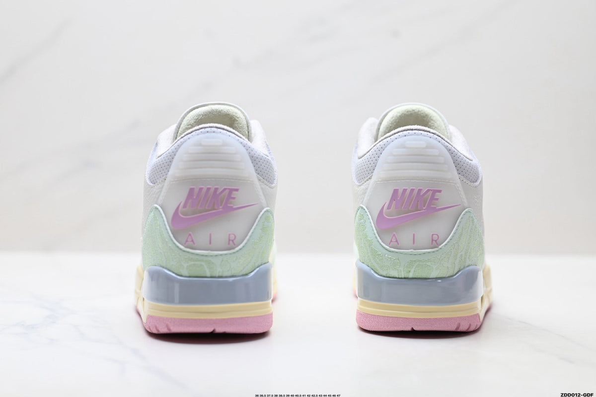 Air Jordan 3 Retro White Mint Pastel Sneakers