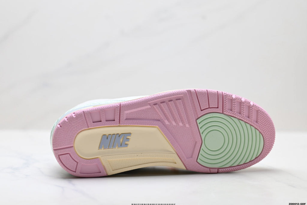 Air Jordan 3 Retro White Mint Pastel Sneakers