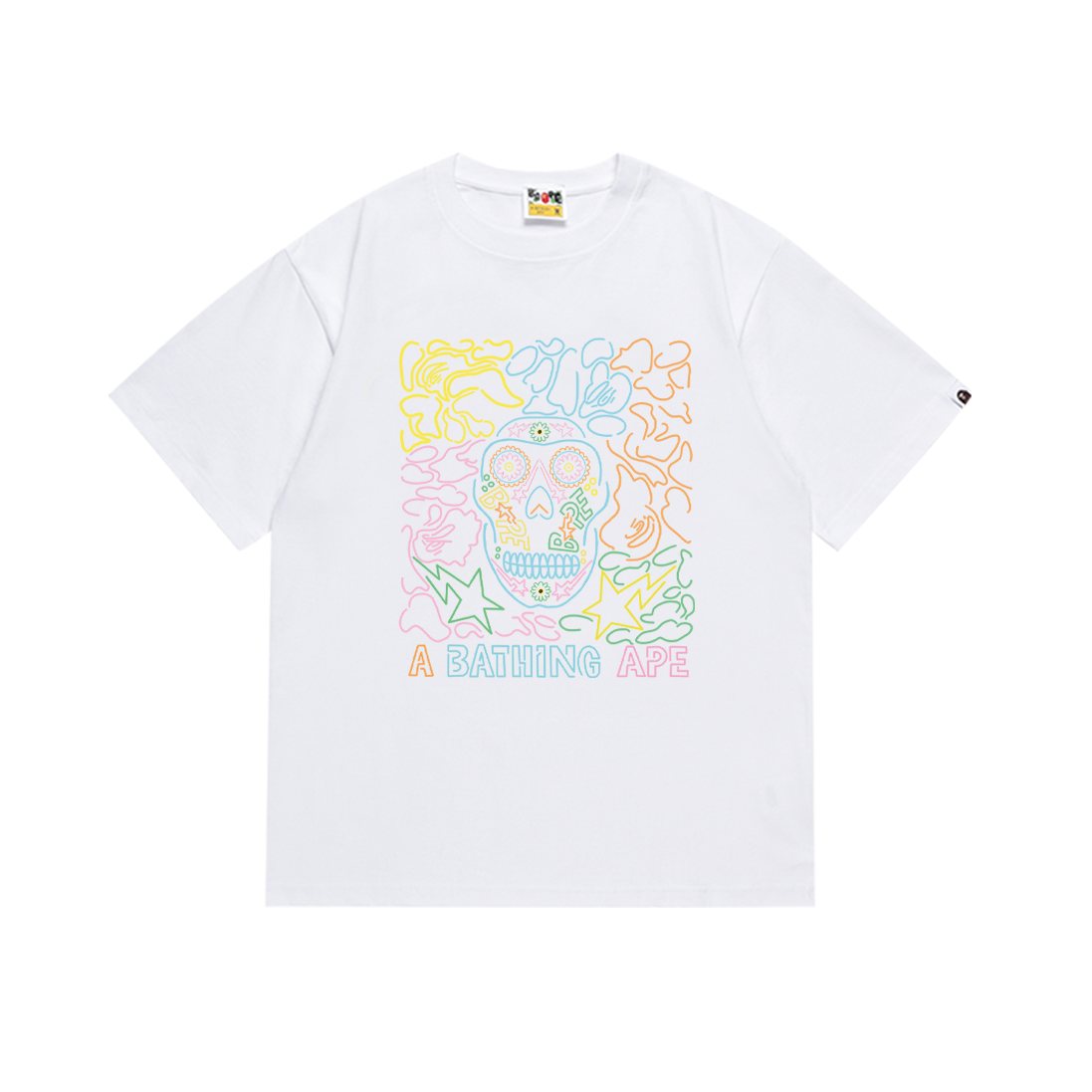 BAPE Skull Graphic Short-Sleeve T-Shirt
