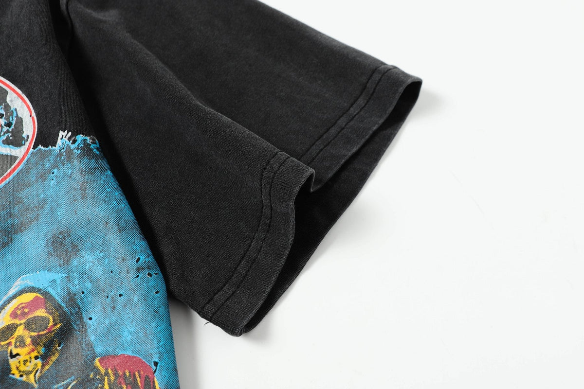 Godspeed Washed Black Rock Graphic T-Shirt