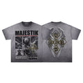MAJESTIK Winged Cross Graphic T-Shirt
