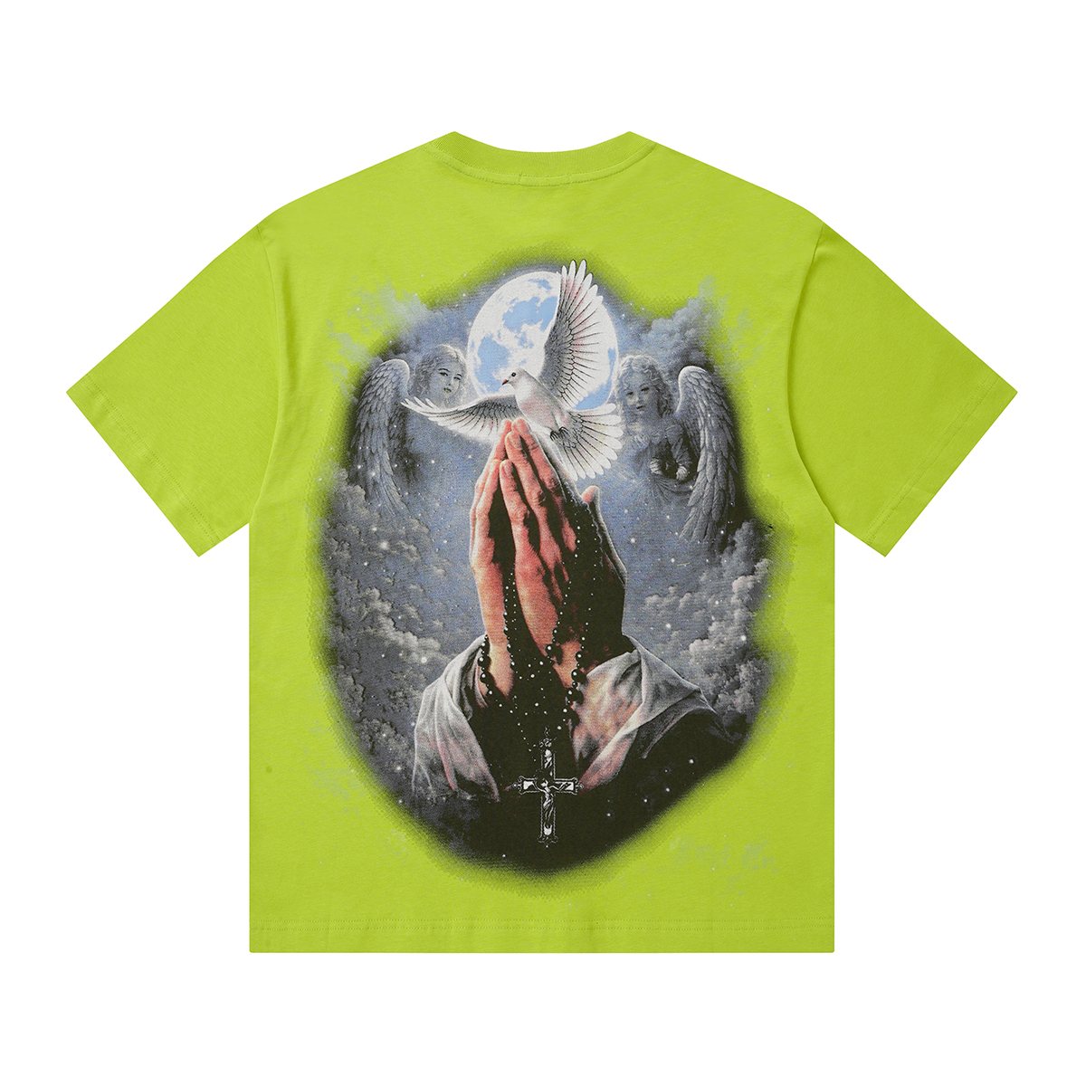 MIXED EMOTION Rhinestone Graphic Short-Sleeve T-Shirt