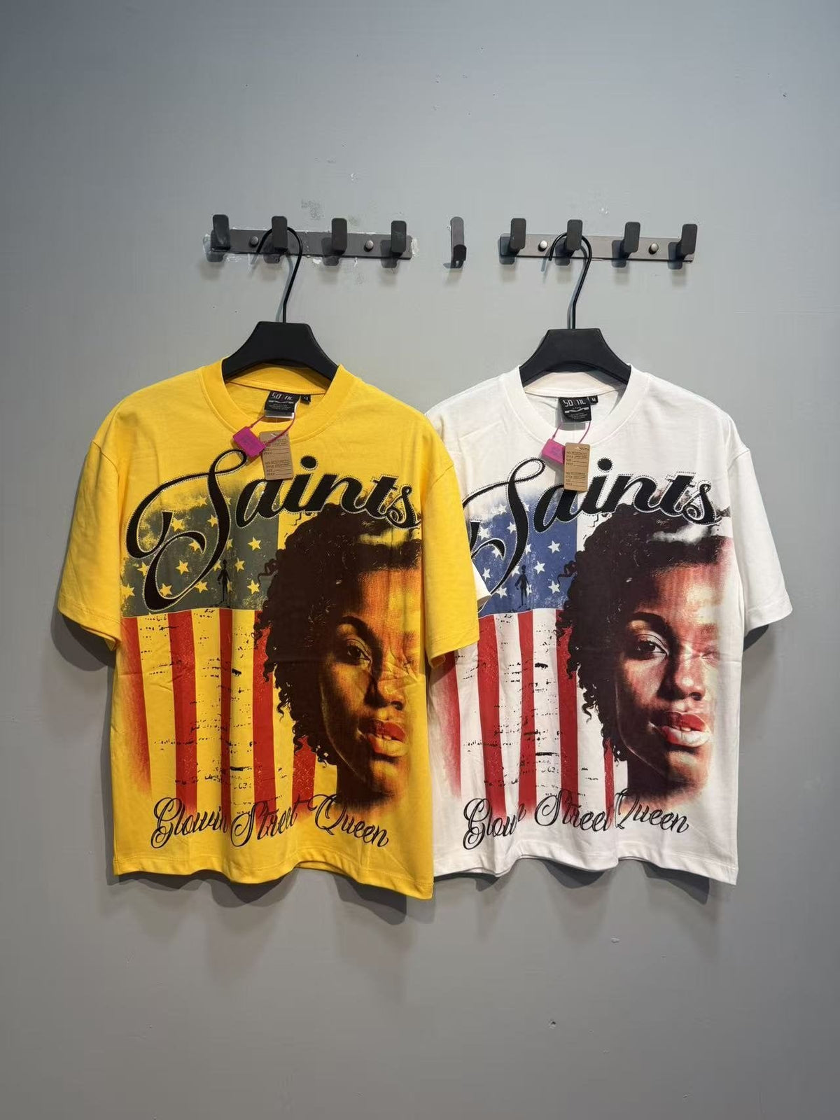 SAINT Glowing Street Queen Graphic T-Shirt