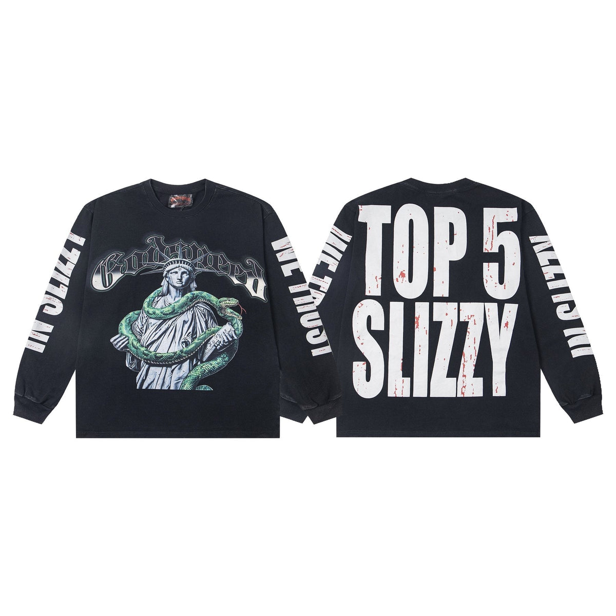 Godspeed Top 5 Slizzy Statue Snake Long-Sleeve T-Shirt