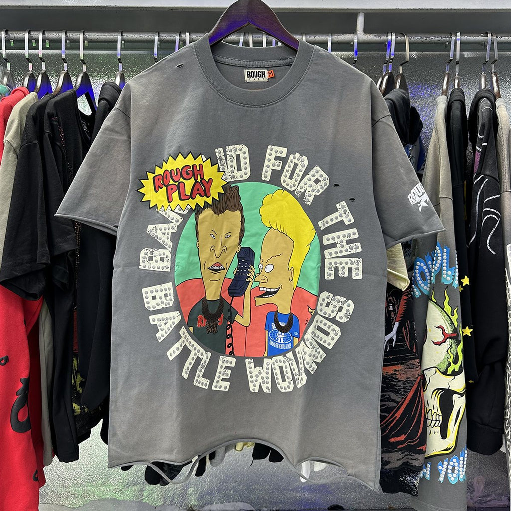 Rough Play Beavis and Butthead Van Graphic T-Shirt