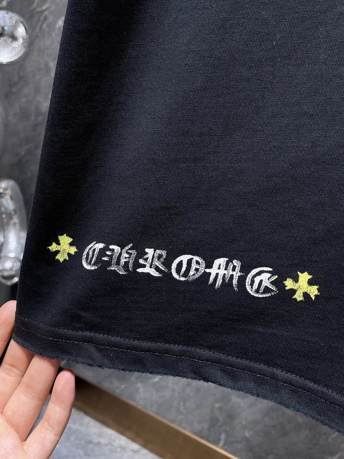 Chrome Hearts Cross Graffiti Graphic T-Shirt