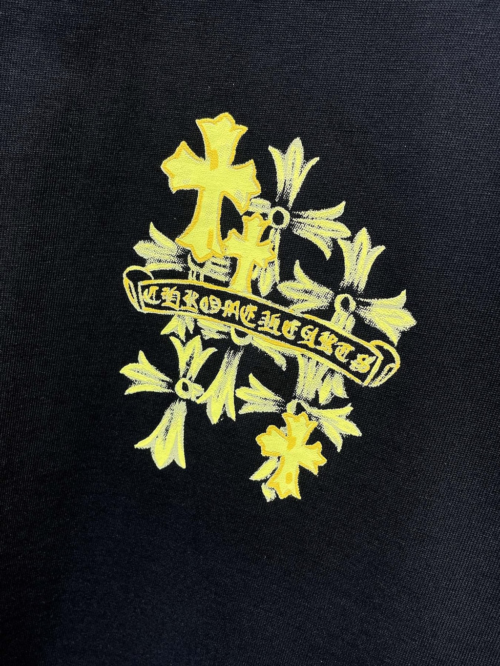 Chrome Hearts Cross Graffiti Graphic T-Shirt