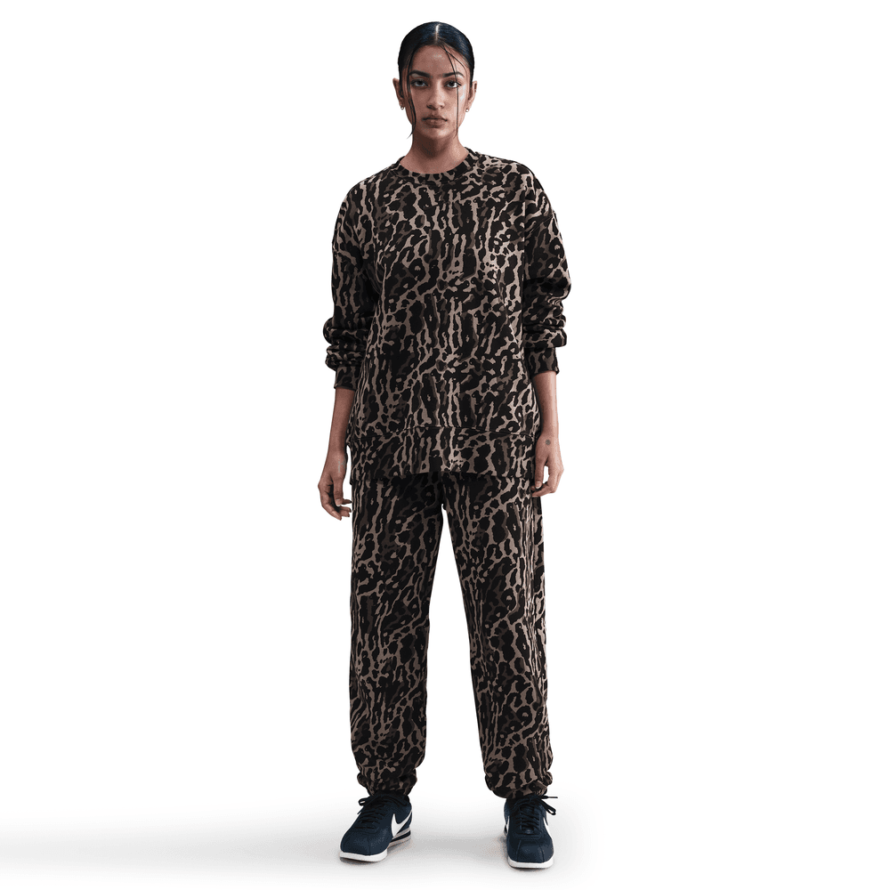 Wmns Nike Sportswear Phoenix Fleeve High-Waisted Oversized Printed Sweatpants