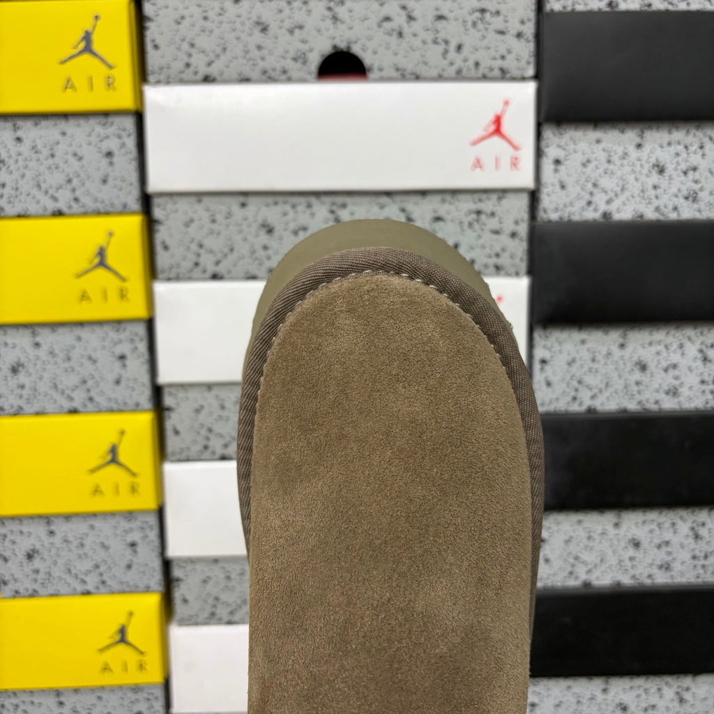 UGG Classic Quilted Platform Boot – Women's Mid-Height Suede Boot in Hickory