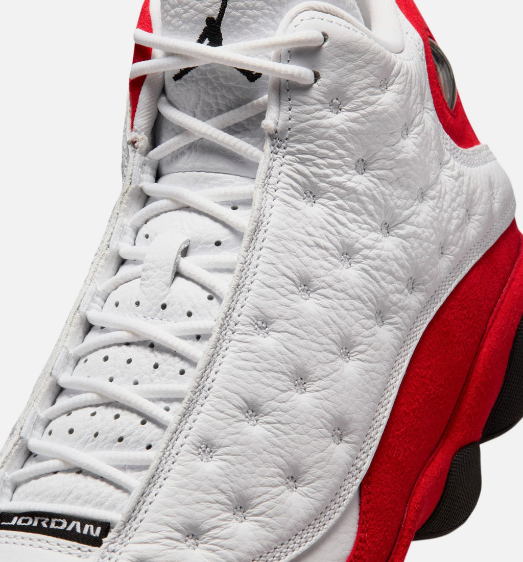 Air Jordan 13 Retro White And University Red Men's Lifestyle Shoes - White/Black/True Red
