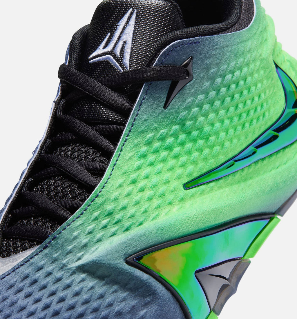 JA 4 Nightmare “Obsidian Black Voltage Green Metallic Silver” Men's Lifestyle Shoes