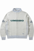 BUTTER DIAMOND ZIP-THRU KNIT Grey