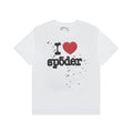 Sp5der Heart Star Spiderweb Graphic T-Shirt