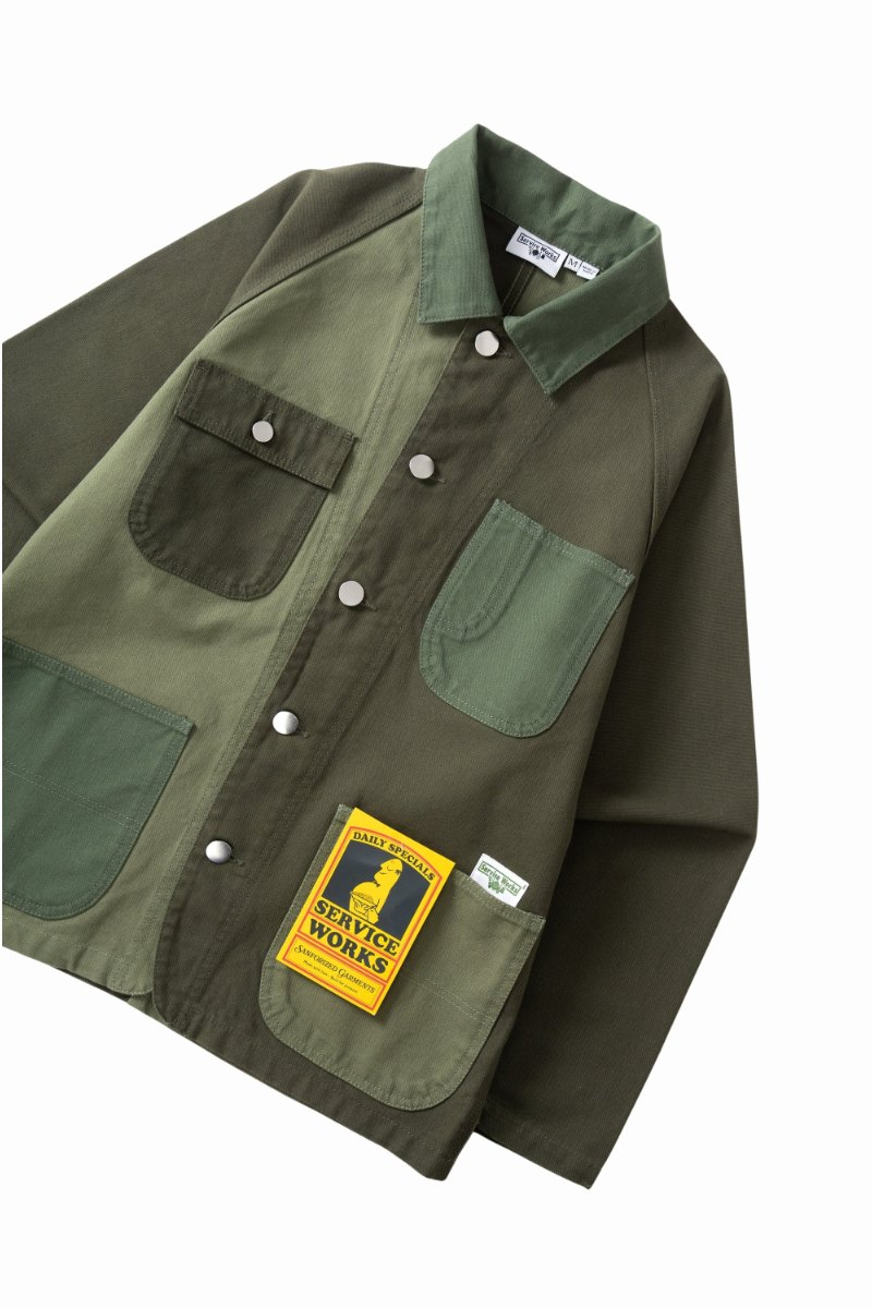 SERVICE WORKS PATCHWORK COVERALL 2.0 Green