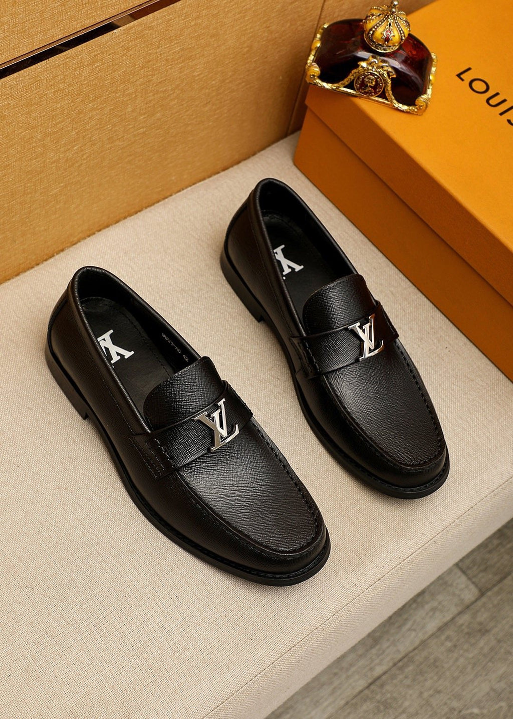 Louis Vuitton Black Hardware Loafers
