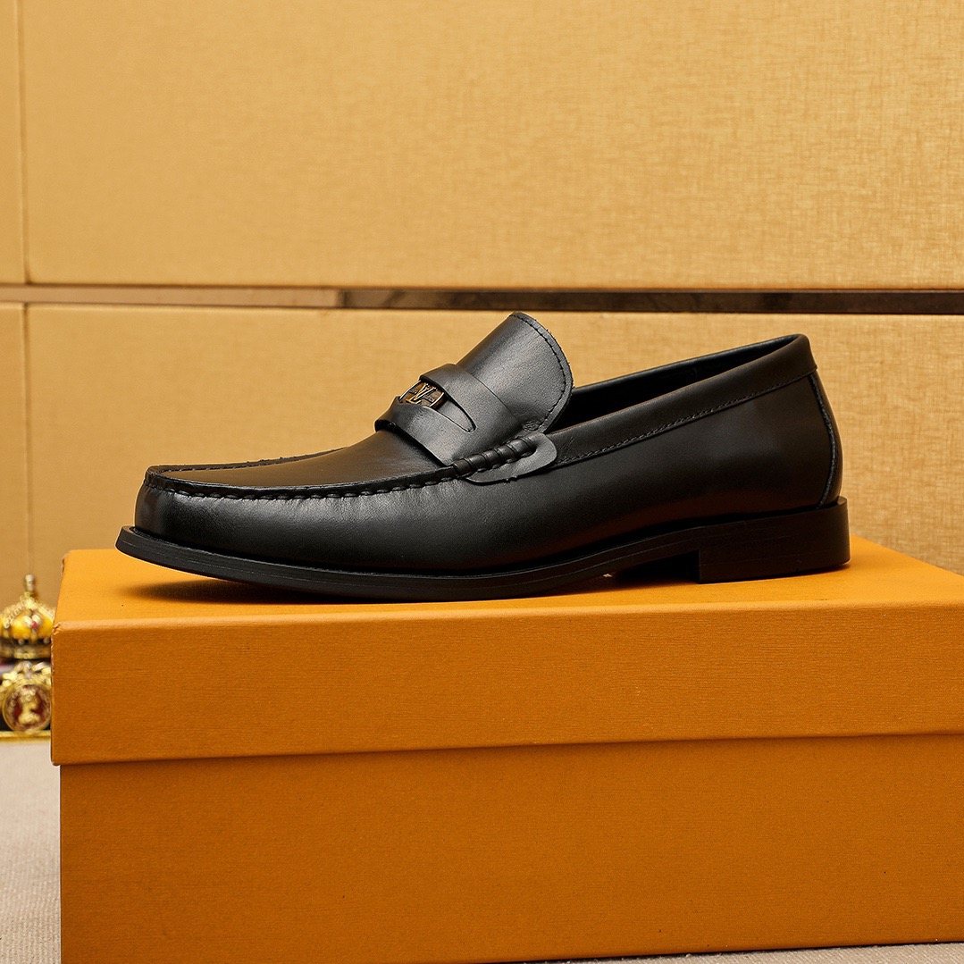Louis Vuitton Black Hardware Loafers