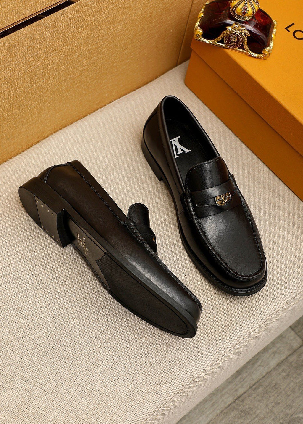 Louis Vuitton Black Hardware Loafers