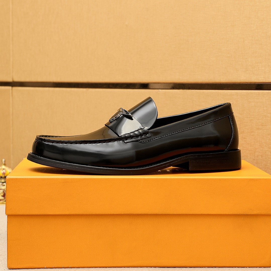 Louis Vuitton Black Hardware Loafers