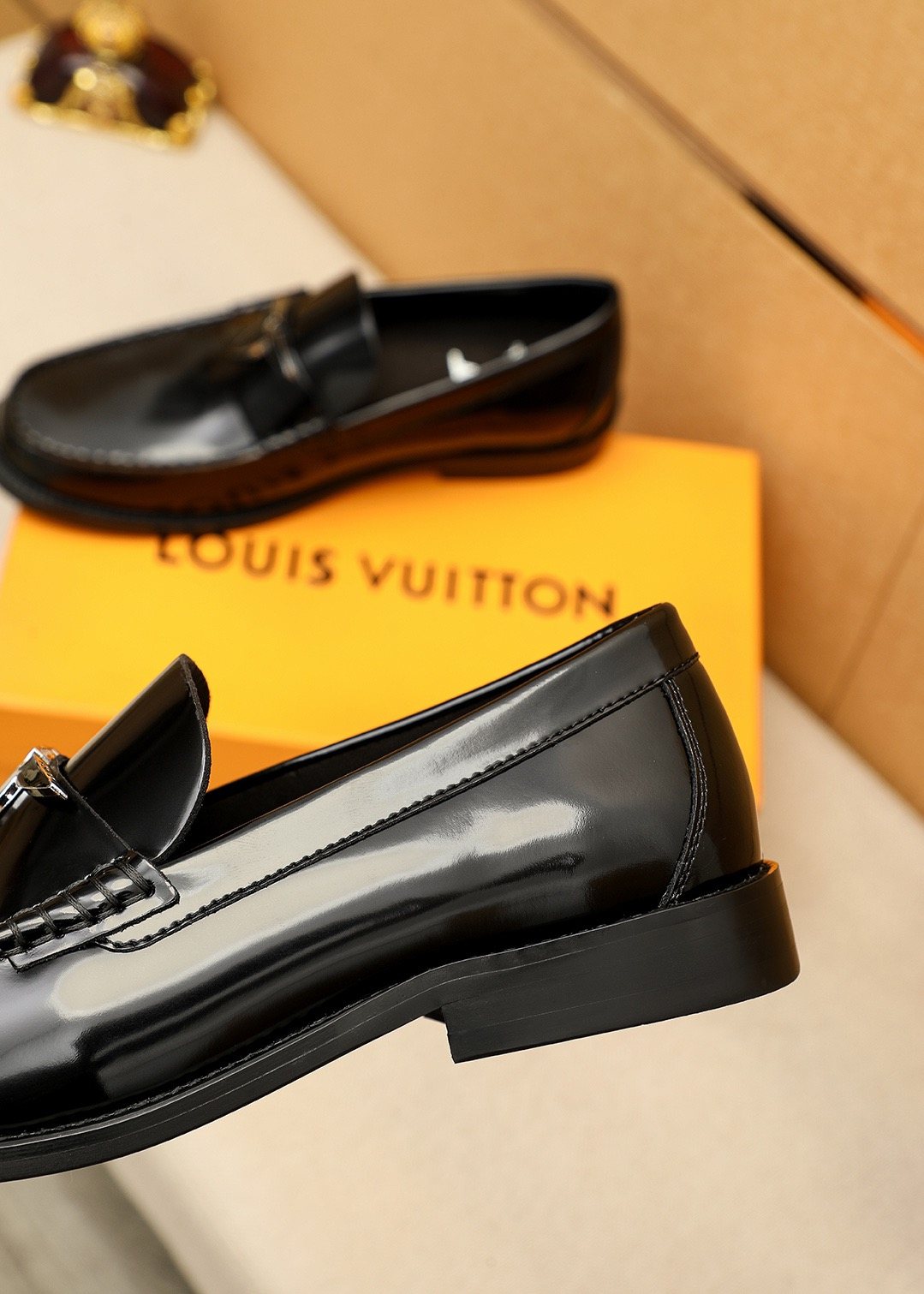 Louis Vuitton Black Hardware Loafers