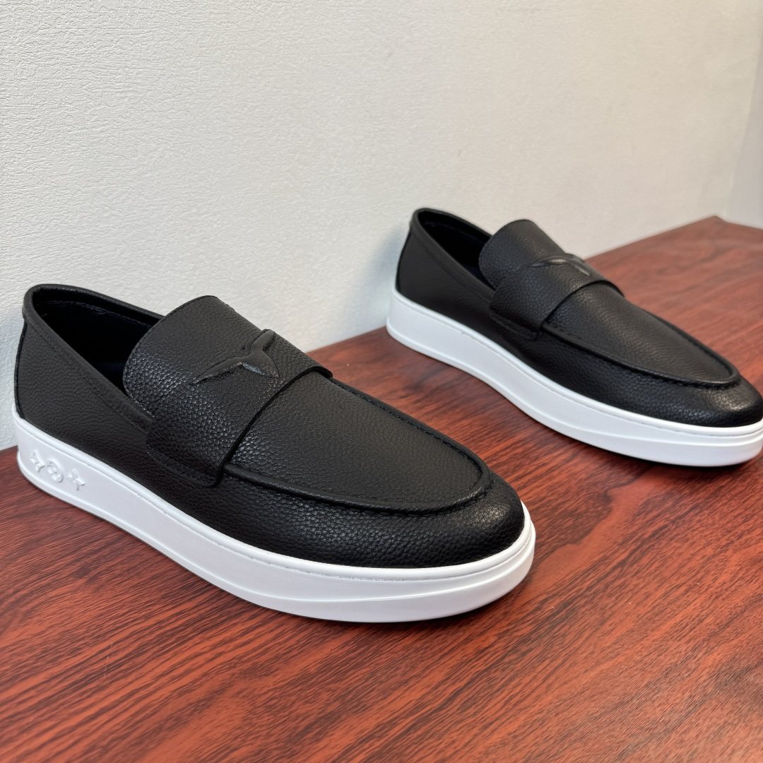Louis Vuitton Men's White Slip-On Loafers