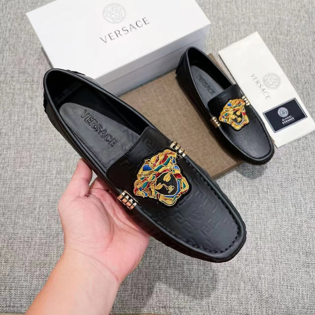 Versace Crest Loafers