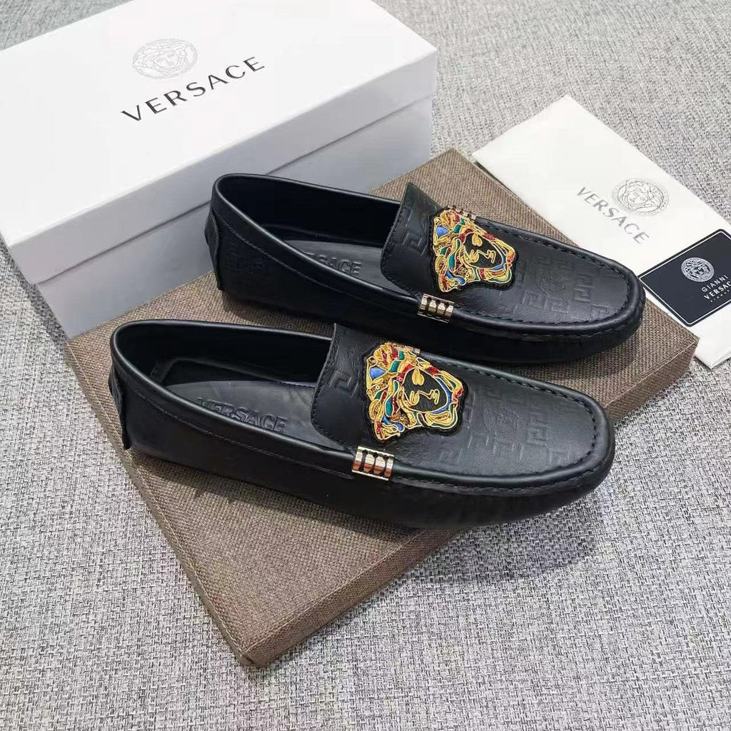 Versace Crest Loafers