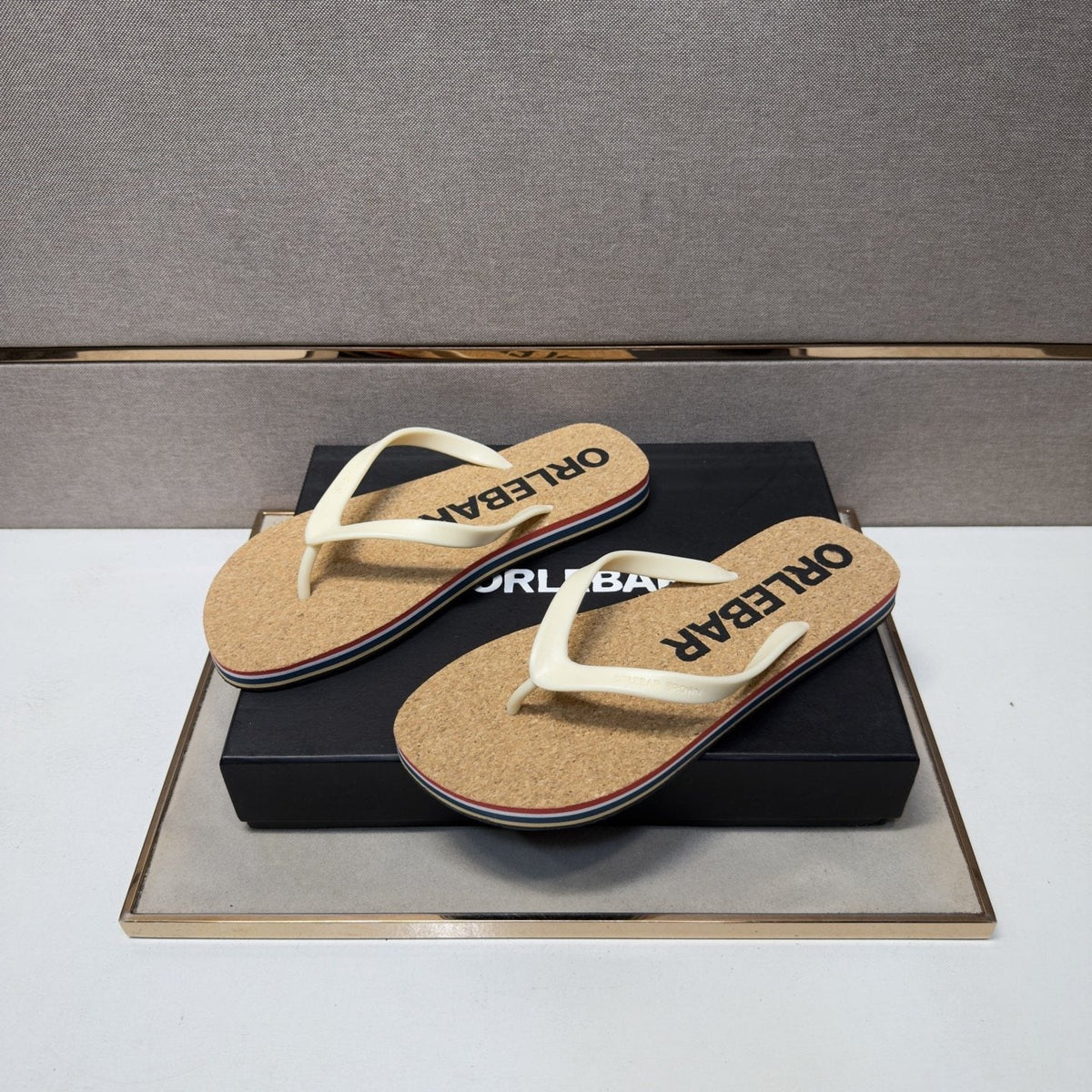 ORLEBAR Branded Strap Flip-Flops