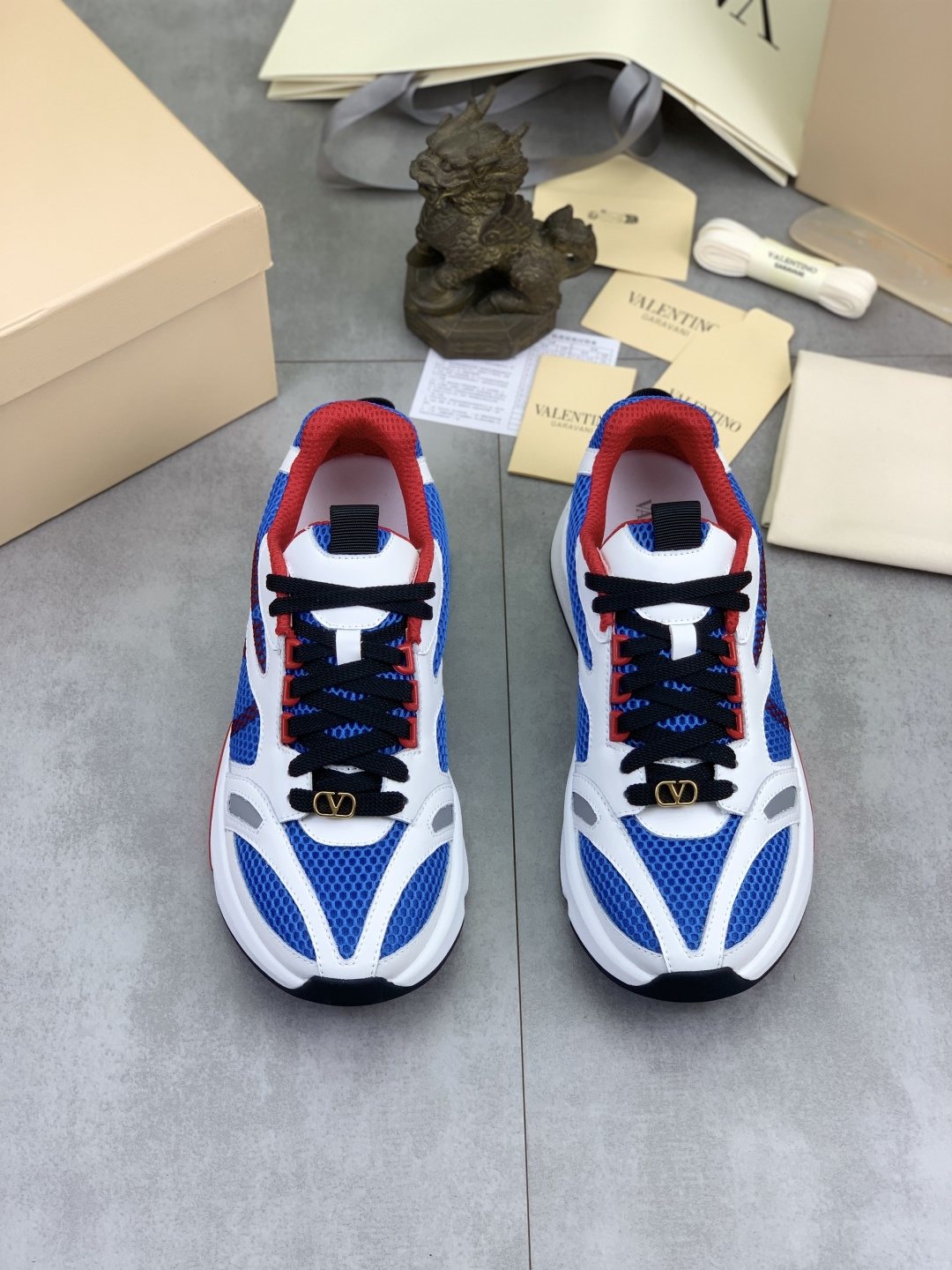 Valentino Mesh Panel Sneakers
