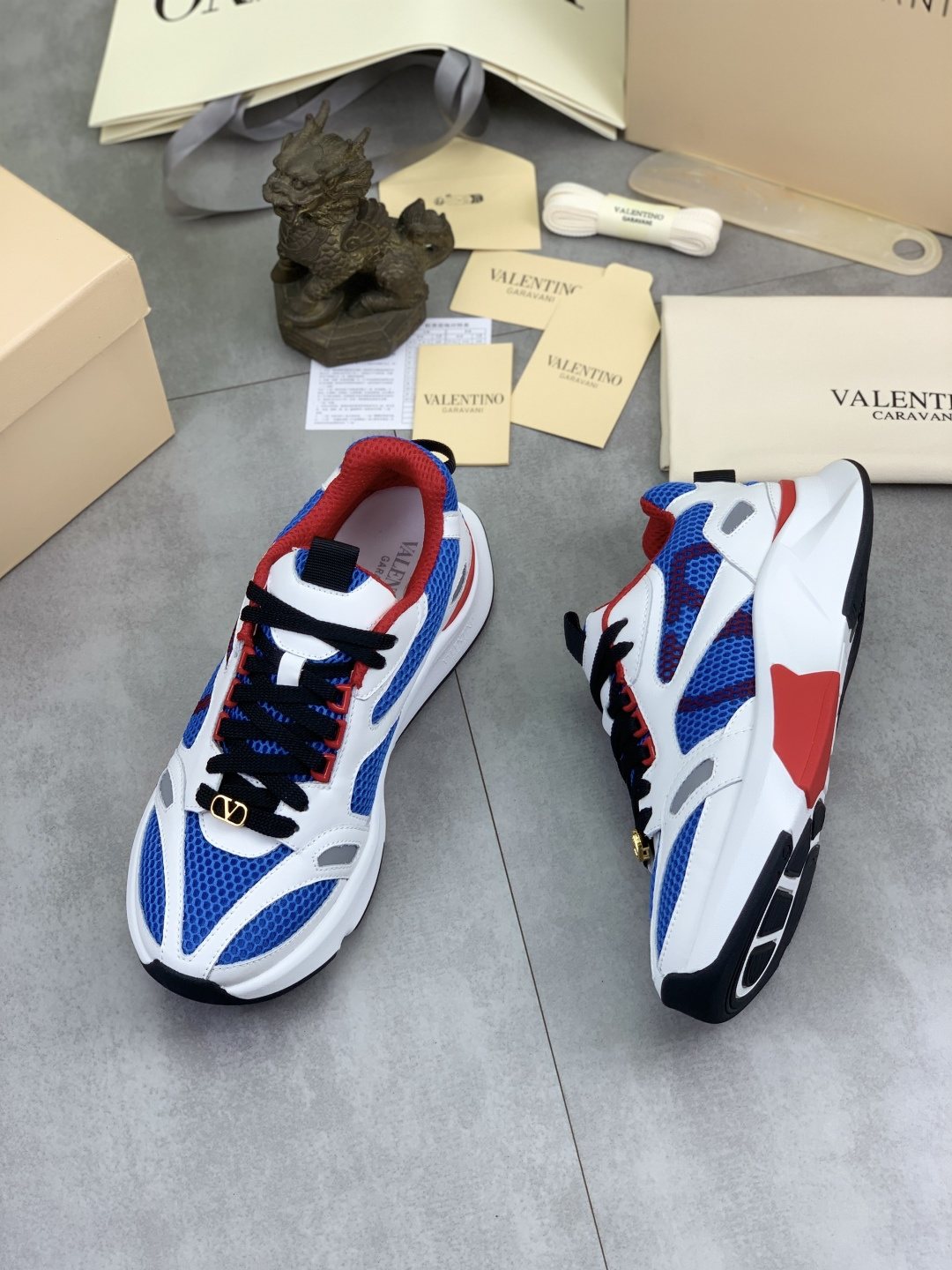 Valentino Mesh Panel Sneakers