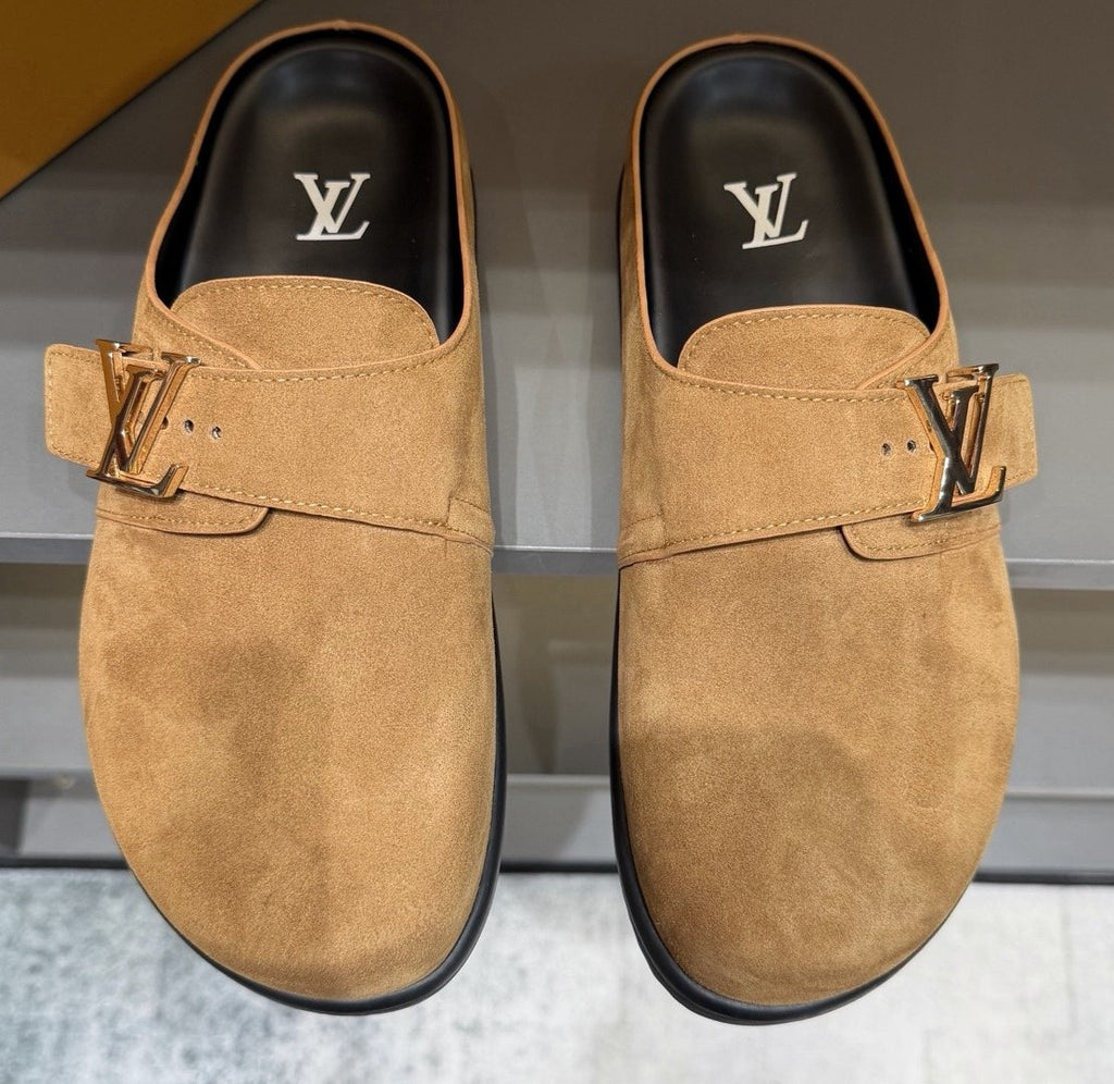 Louis Vuitton Men's Adjustable Strap Slip-On Shoes