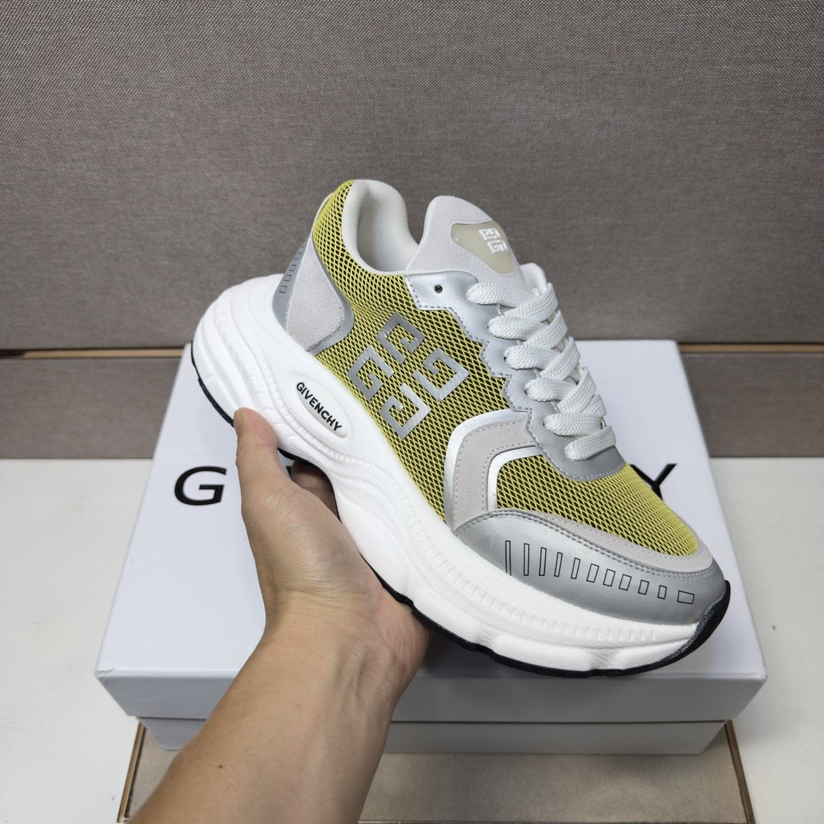 Givenchy Paneled Low-Top Sneakers