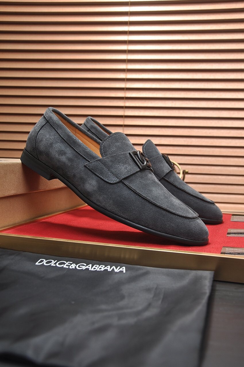 Dolce & Gabbana Bernini Logo Loafers
