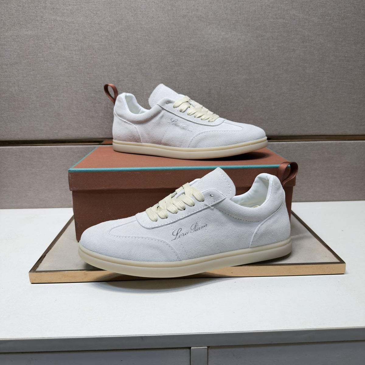 Loro Piana Men's Paneled Low-Top Sneakers