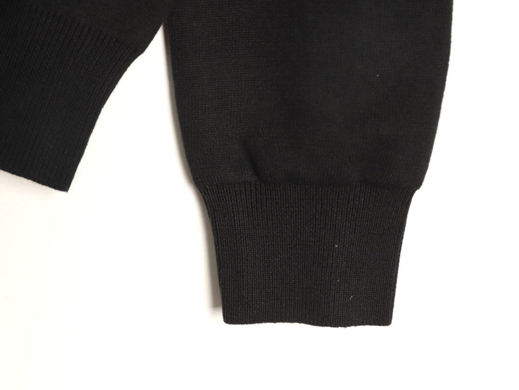 Louis Vuitton Monogram-Style Gradient Crewneck Sweater - Black